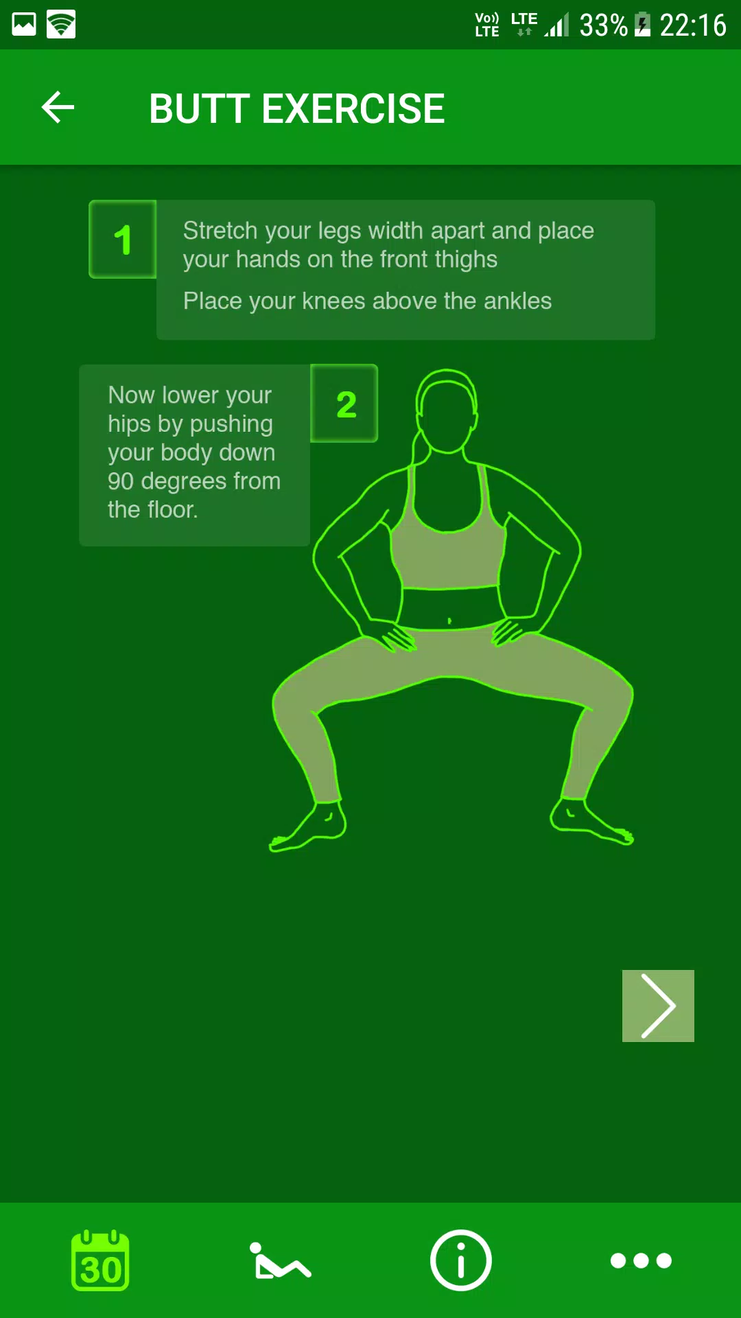 30 Day Butt Workout Challenges screenshot 5