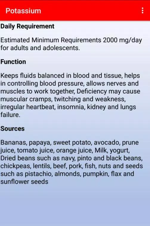 Nutrition and food screenshot 8