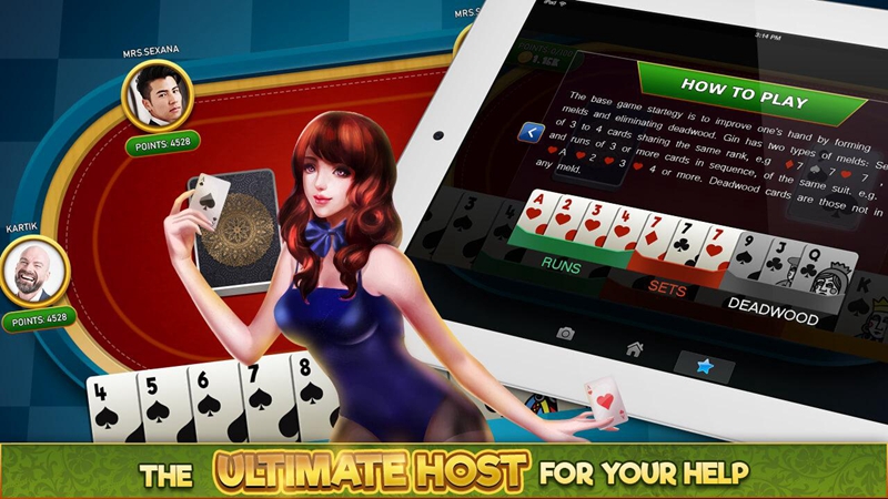 Gin Rummy Classic Card Game screenshot 2
