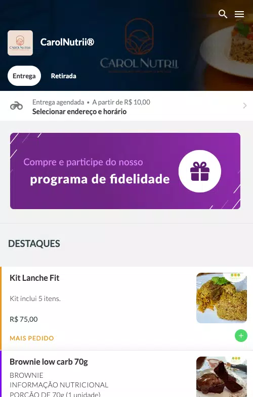 Carolnutrii Gourmet screenshot 1
