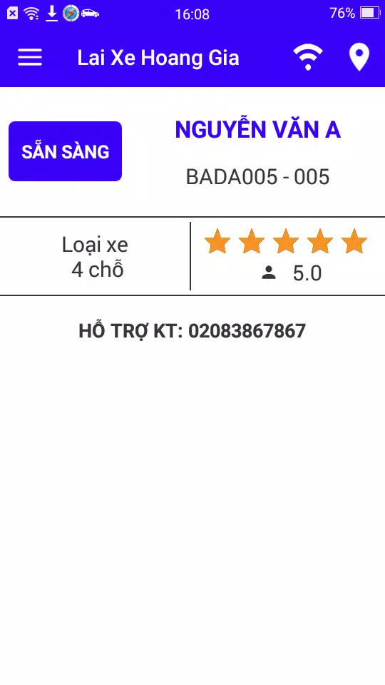 Lái xe Hoàng Gia screenshot 1