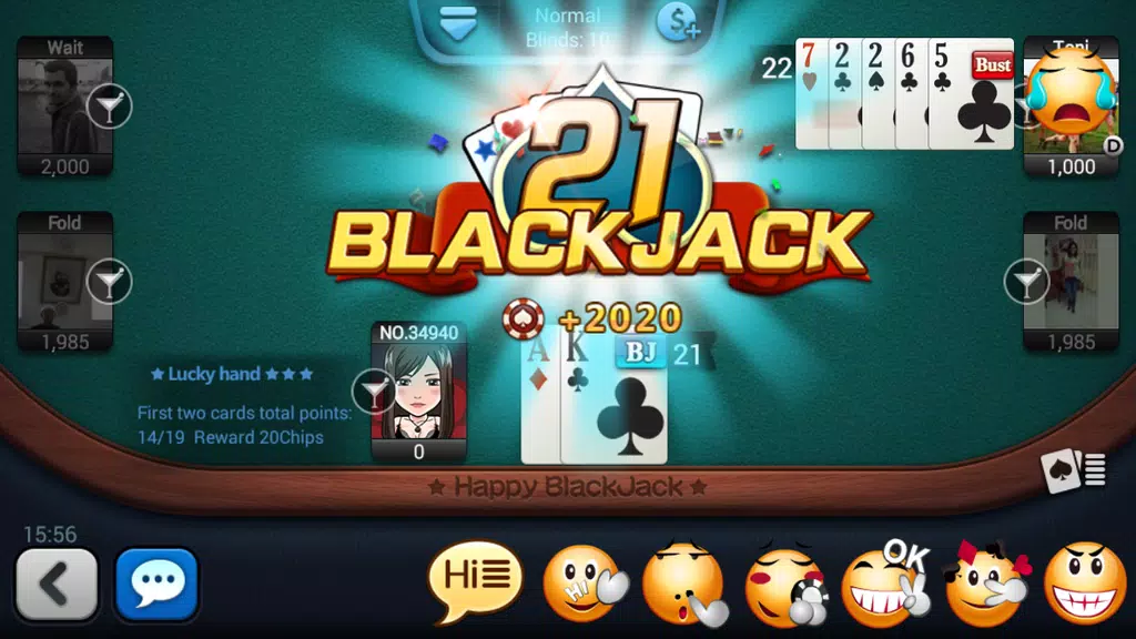 Happy BlackJack screenshot 3