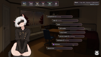 Caring for my new cat...Femboy? screenshot 3