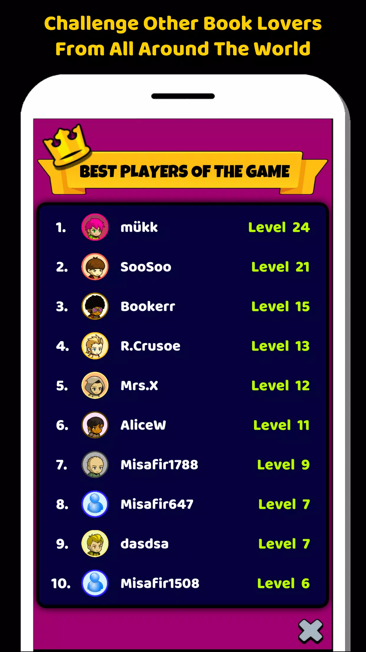 Books And Authors Quiz Game screenshot 7