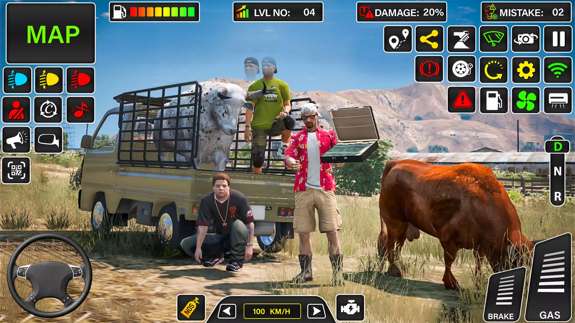 Farm Animal Mini Truck Game screenshot 2