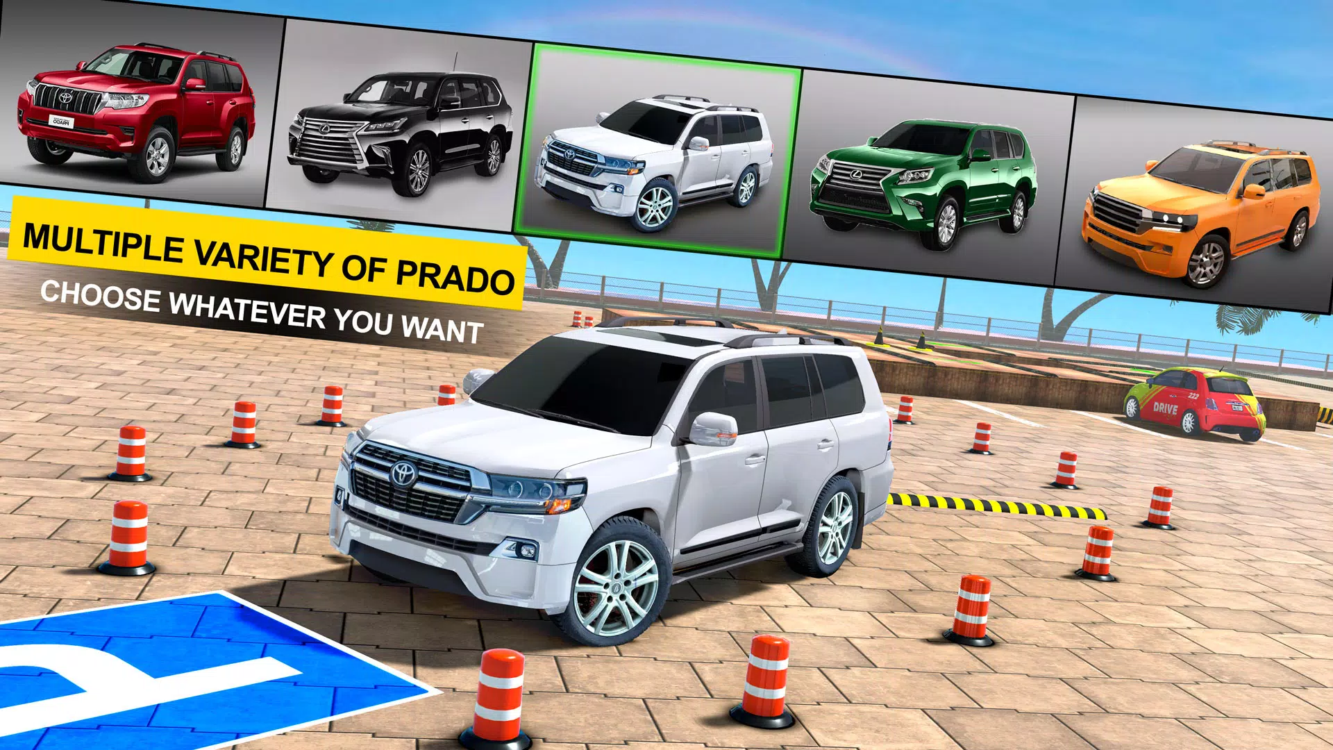 Real Prado Game: Parking Zone screenshot 7