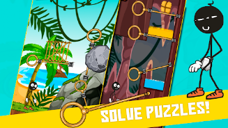Stickman Escape Story Help Him screenshot 6
