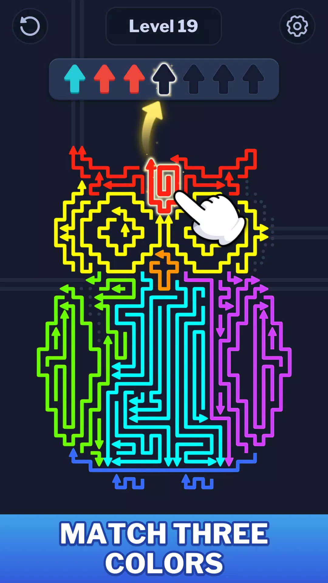 Arrow Puzzle: Color Match Game screenshot 2