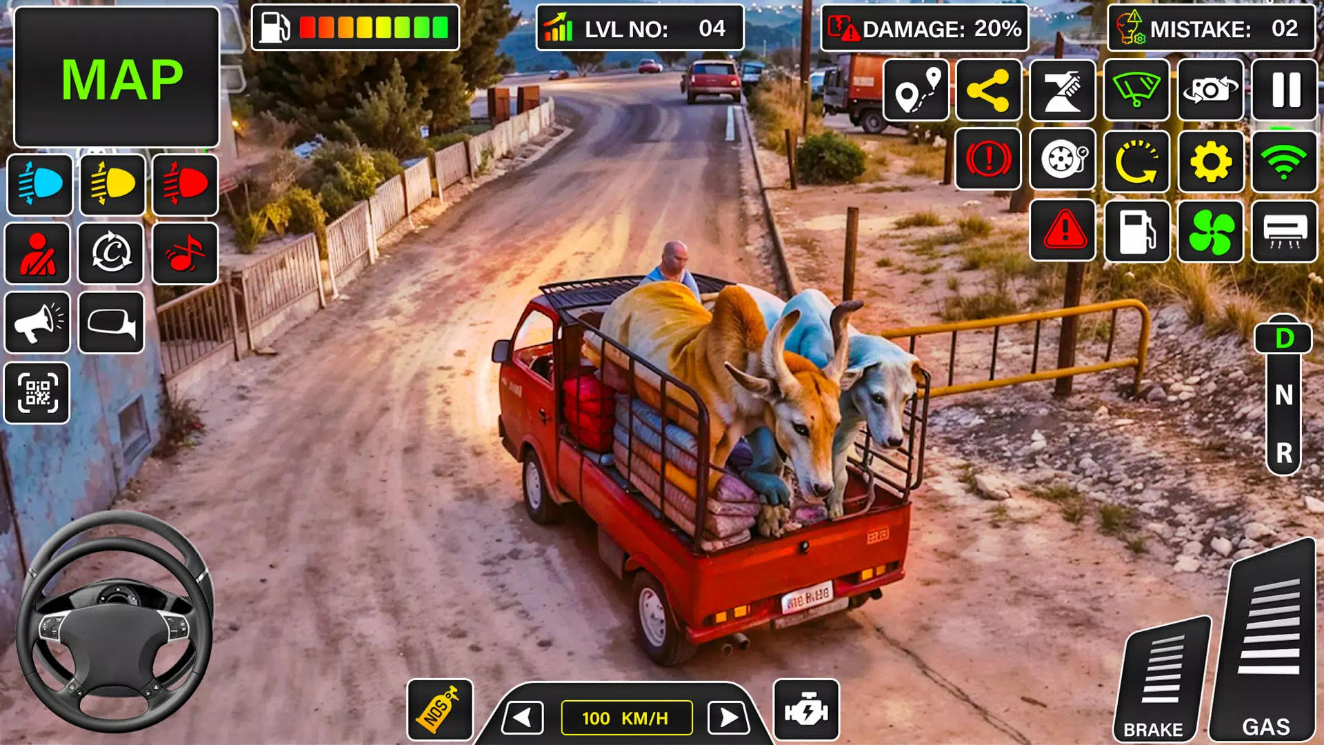 Farm Animal Mini Truck Game screenshot 1