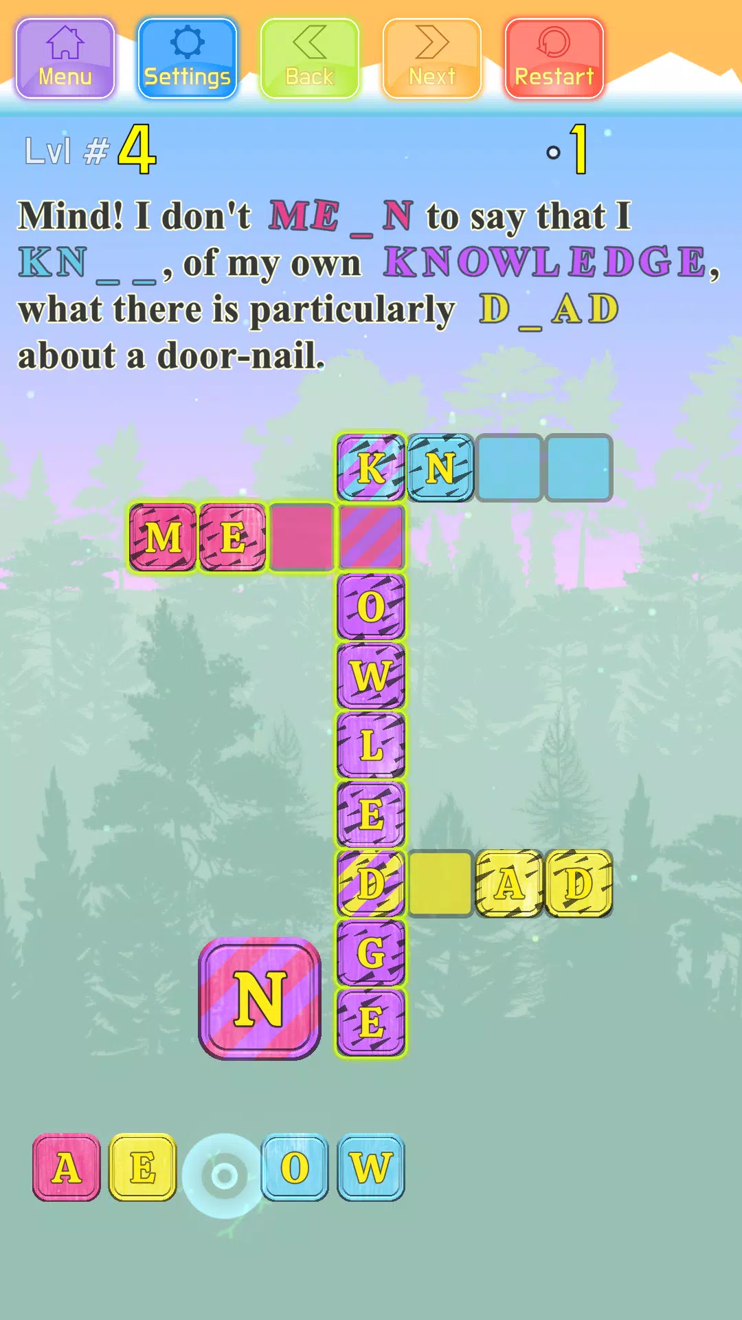 Christmas Carol Crossword screenshot 1