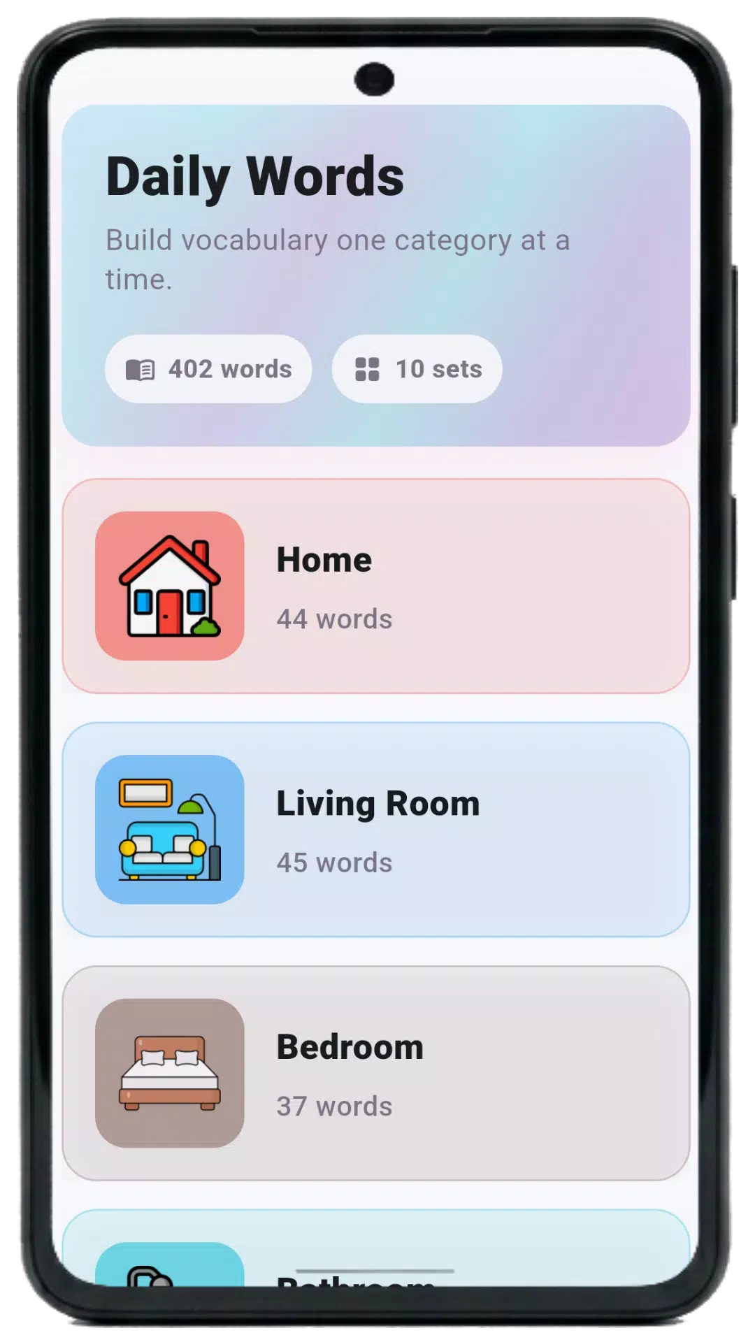 Daily Words screenshot 1