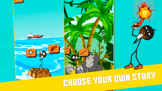 Stickman Escape Story Help Him screenshot 4