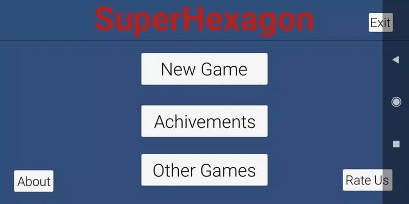 Super Hexagon screenshot 2