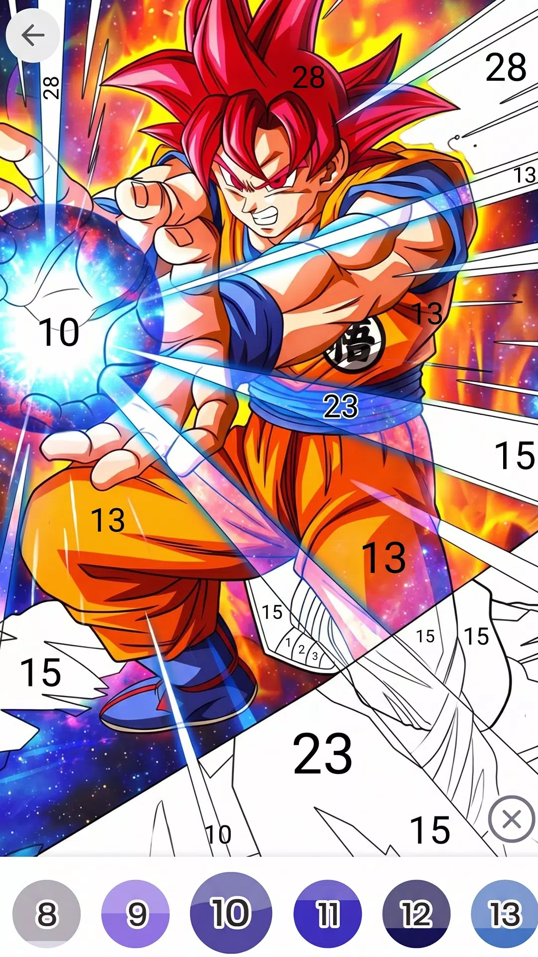 Color Fan Anime Coloring Book screenshot 1