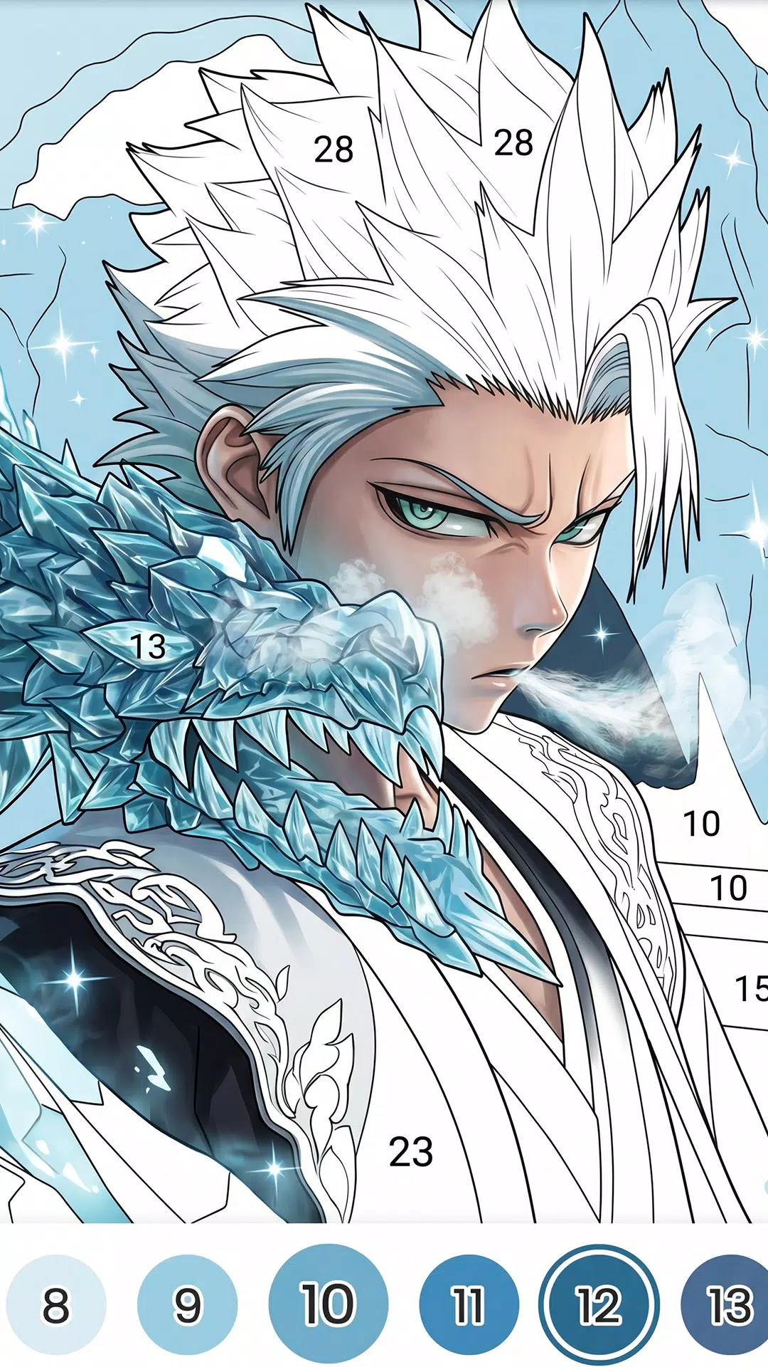 Color Fan Anime Coloring Book screenshot 8