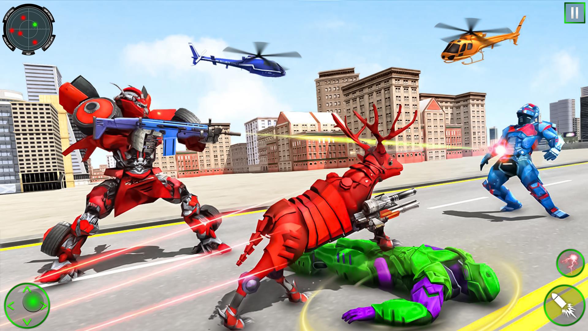 Deer Robot Car Game-Robot Game screenshot 4