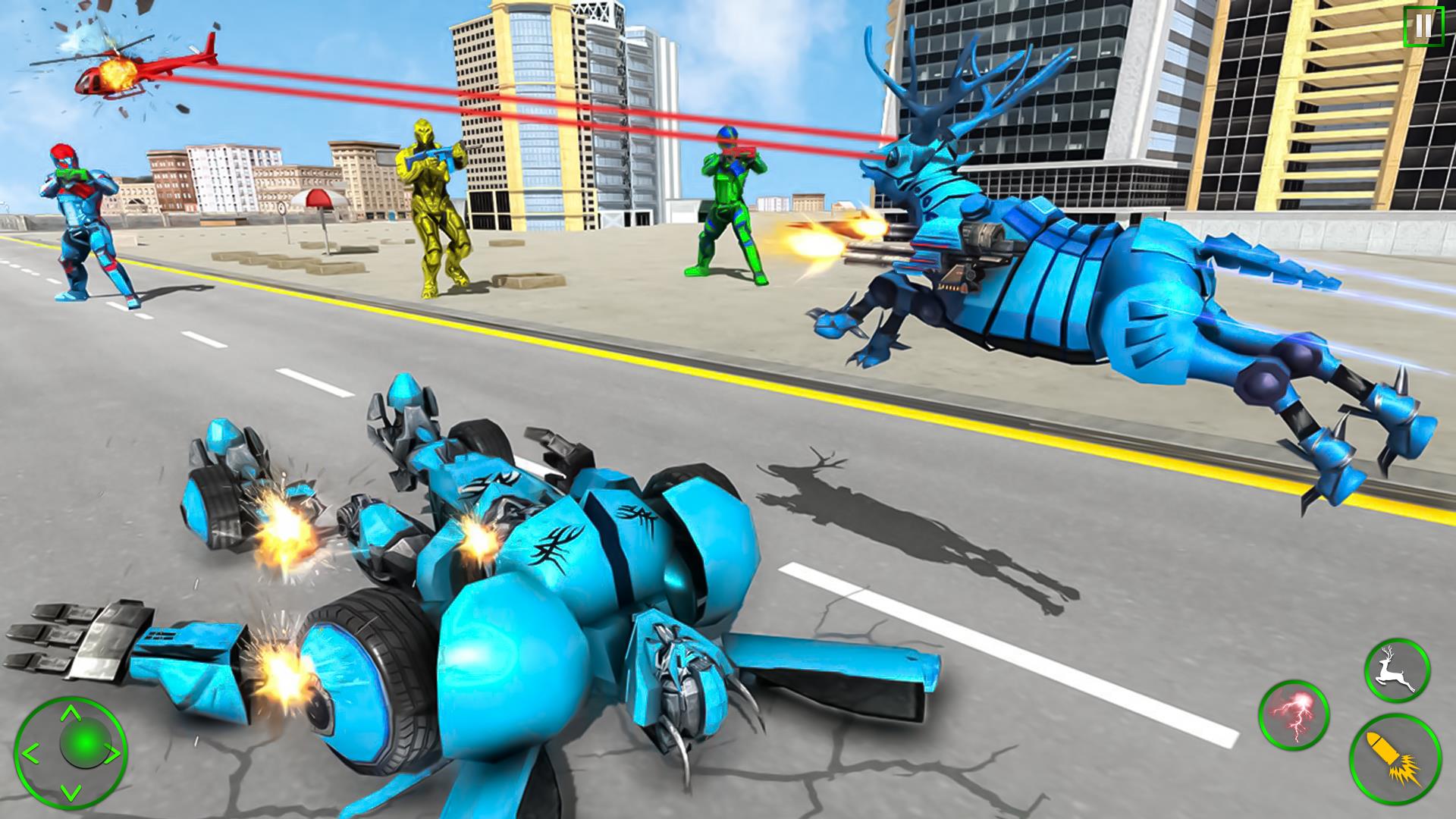 Deer Robot Car Game-Robot Game screenshot 22