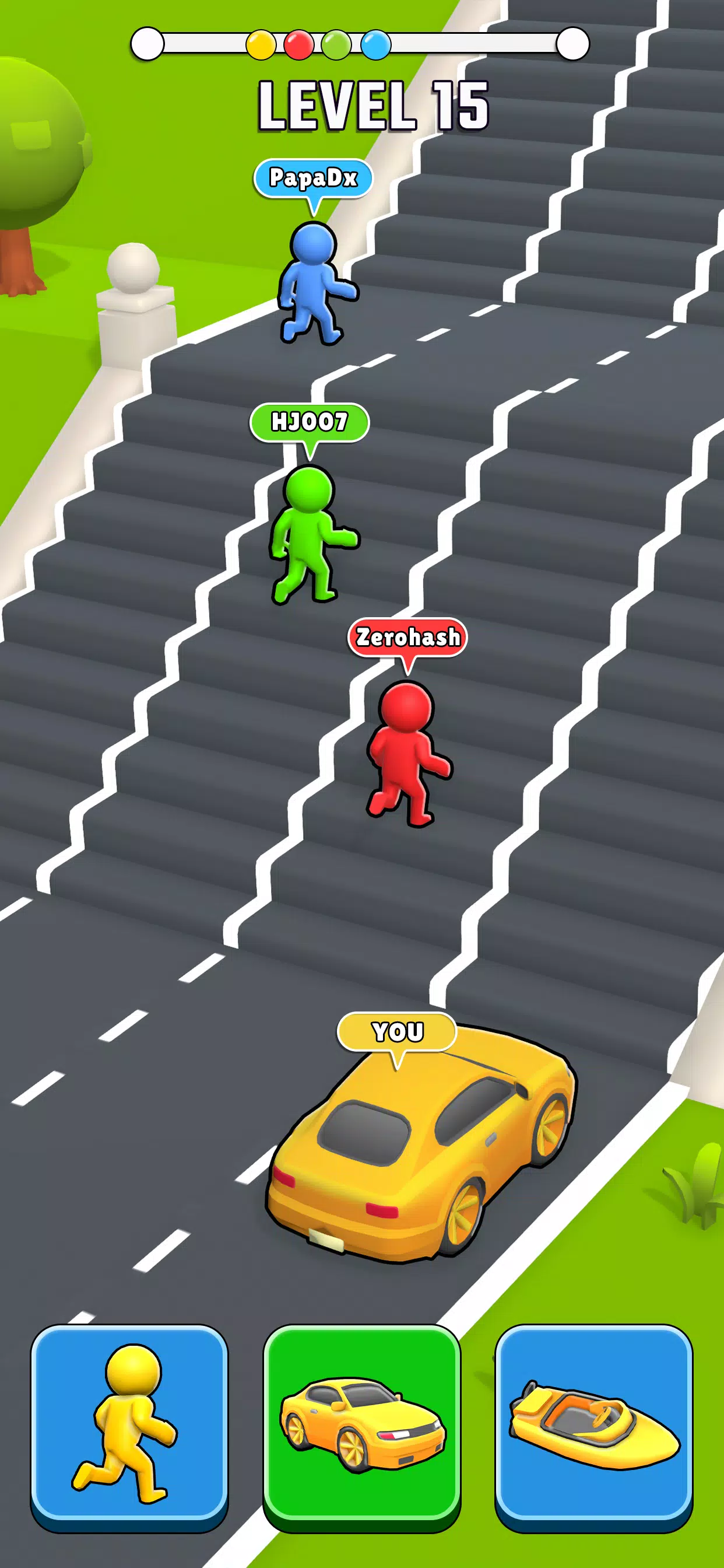 Shape Transform Car Shift Race screenshot 3