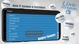Livestream TV - M3U Stream Player IPTV screenshot 1