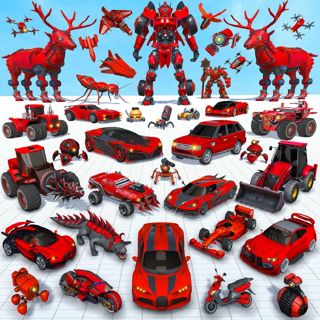 Deer Robot Car Game-Robot Game screenshot 17