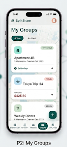 SplitShare: Share Expenses screenshot 2