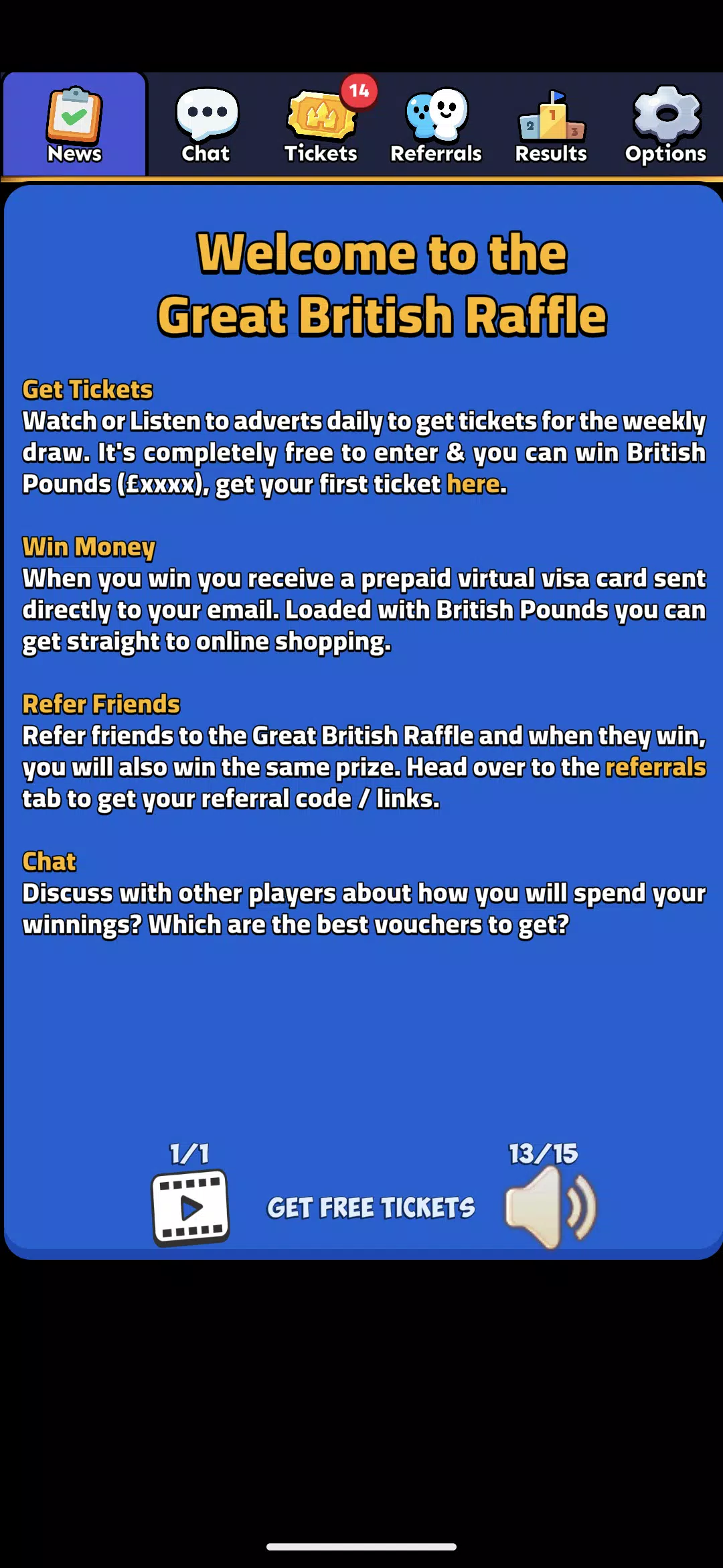 Great British Raffle–Win Daily screenshot 7