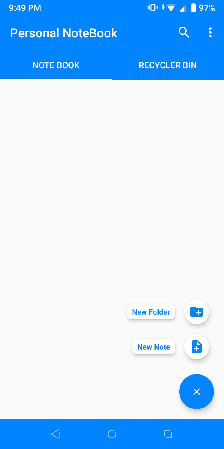 Personal NoteBook screenshot 1