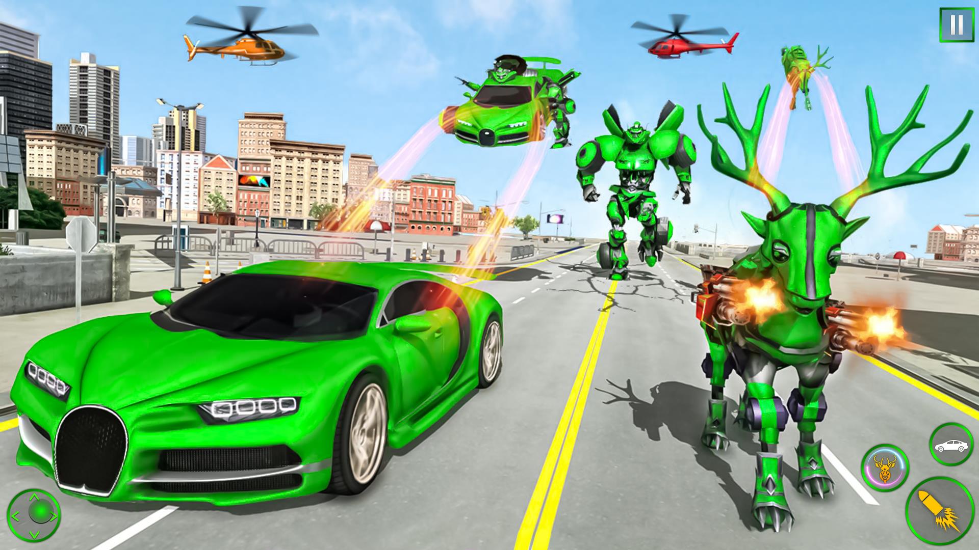 Deer Robot Car Game-Robot Game screenshot 13