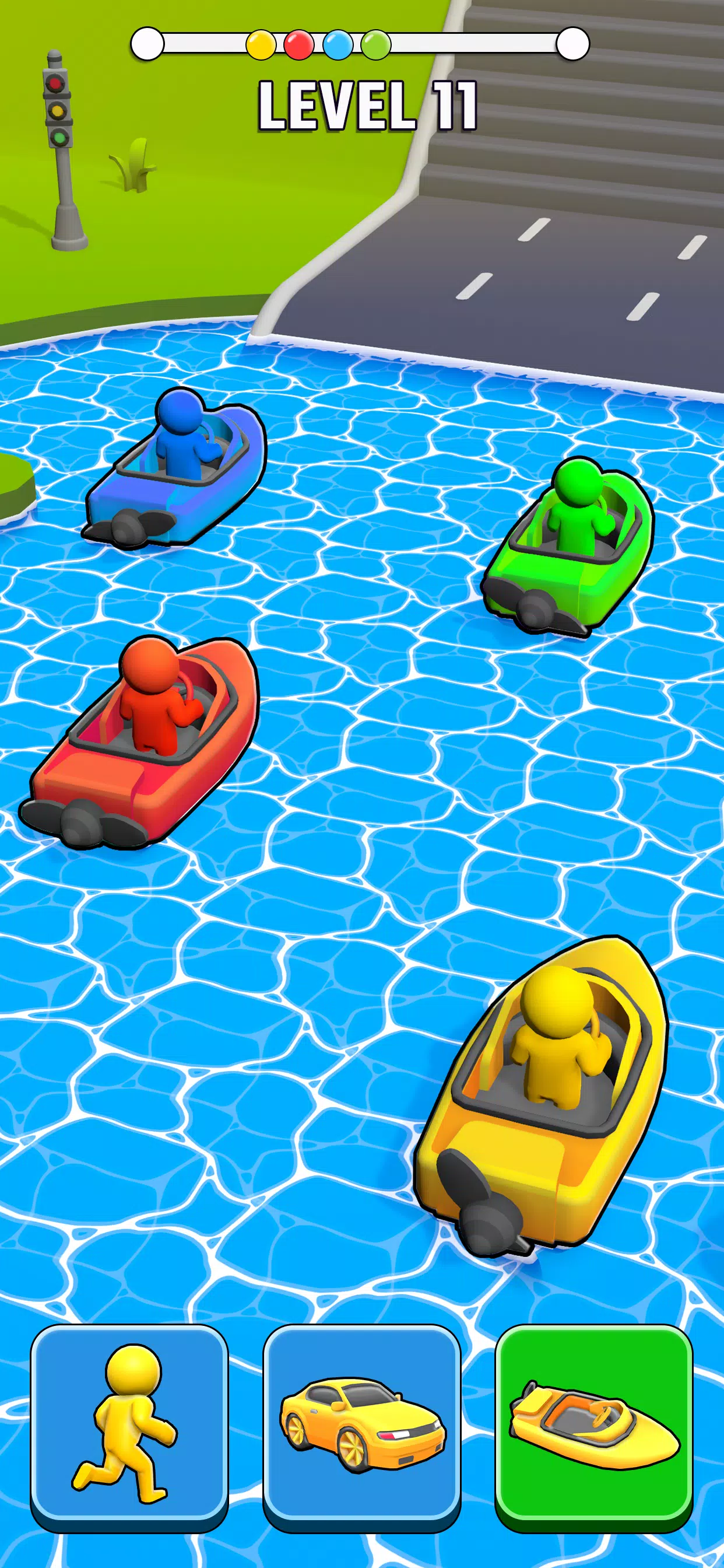 Shape Transform Car Shift Race screenshot 2
