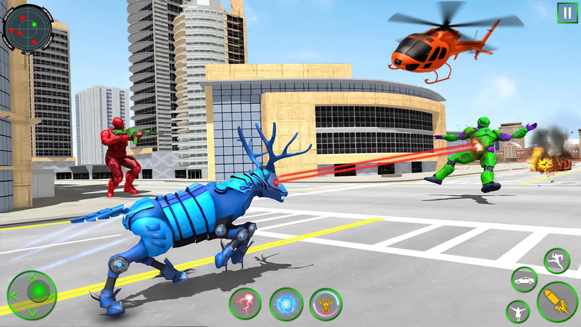 Deer Robot Car Game-Robot Game screenshot 24