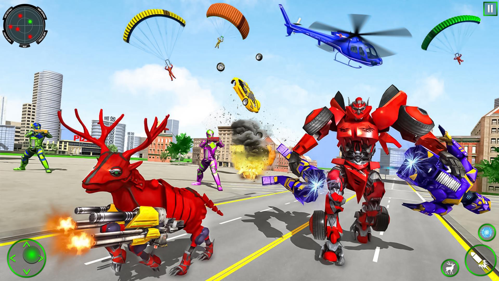 Deer Robot Car Game-Robot Game screenshot 7