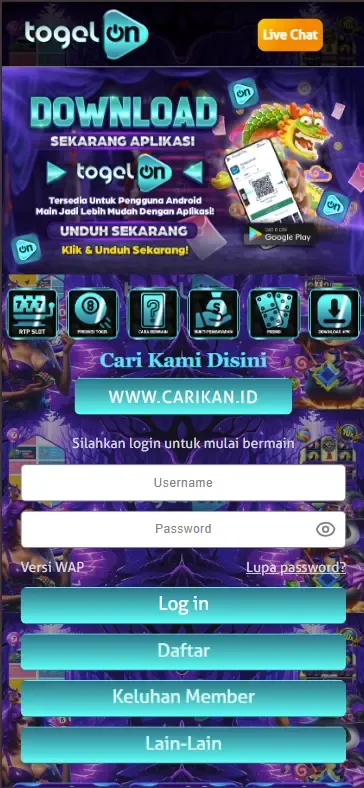 Togelon screenshot 1