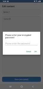 Encrypted Notebook screenshot 3