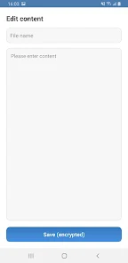 Encrypted Notebook screenshot 2