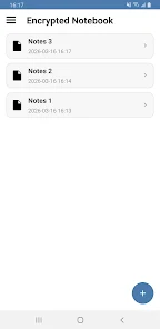 Encrypted Notebook screenshot 1
