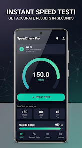 Speed Test Pro: WiFi & Ping screenshot 1