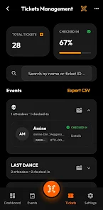 Evenlio Organizer screenshot 1
