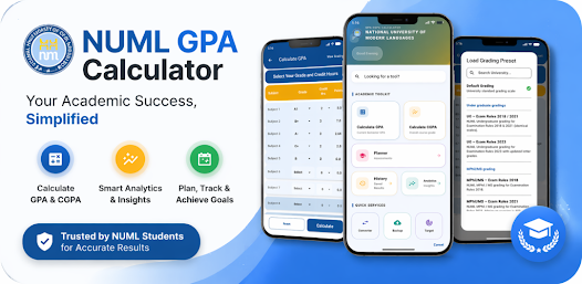 NUML GPA CGPA Calculator screenshot 1