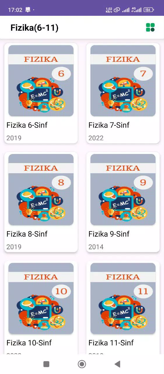 Fizika(Maktab darsliklari) screenshot 3