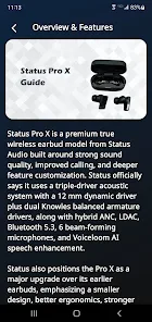 Status Pro X Guide screenshot 3
